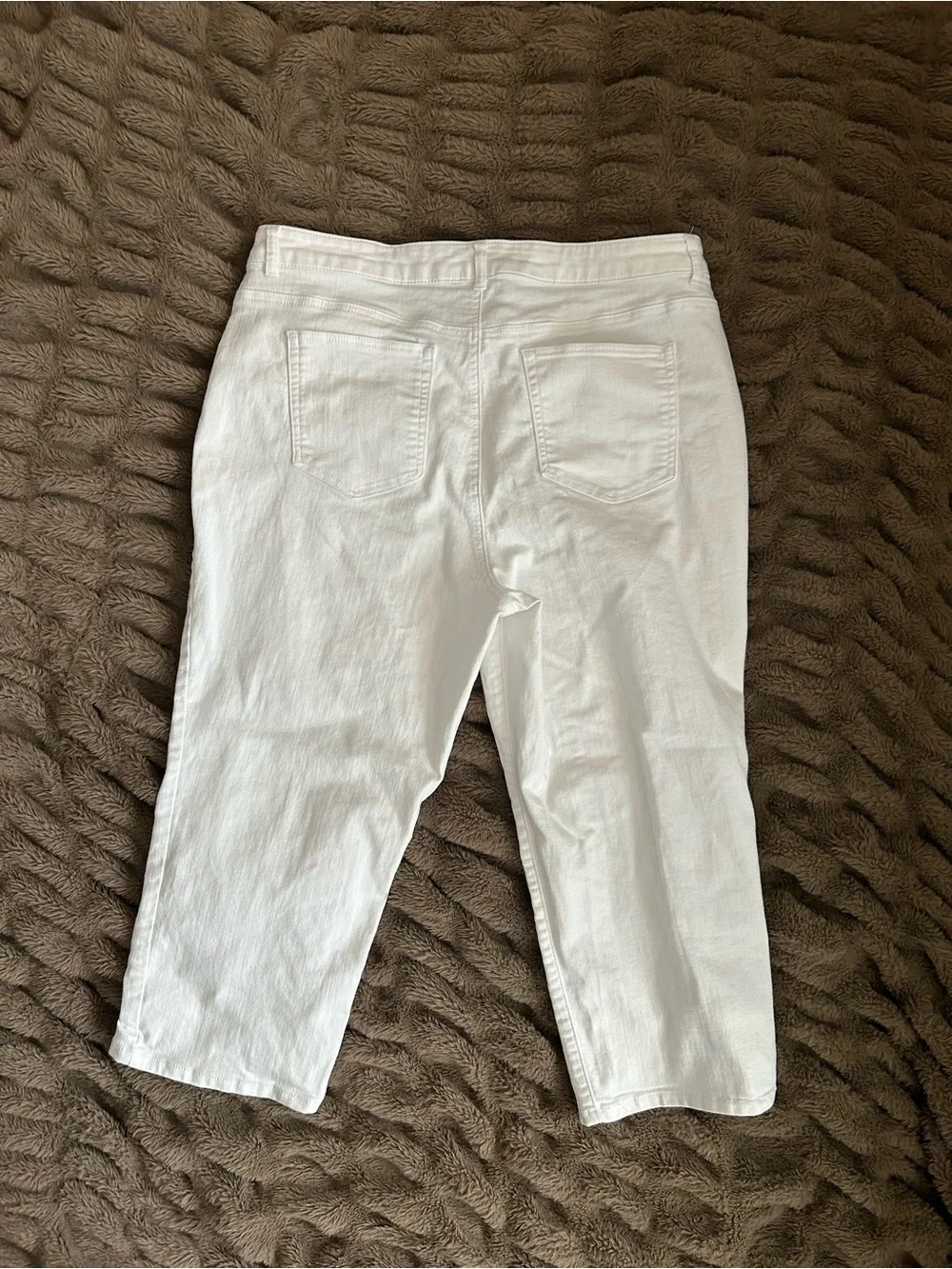 Westport White Stretch Capri Jeans